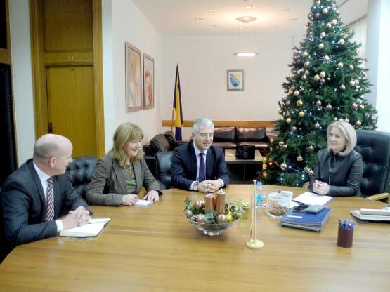 Speaker of the House of Representatives, Borjana Krišto, spoke with the Ministry of Foreign Affairs of Germany Political Director for the Western Balkans, Turkey and the EFTA countries